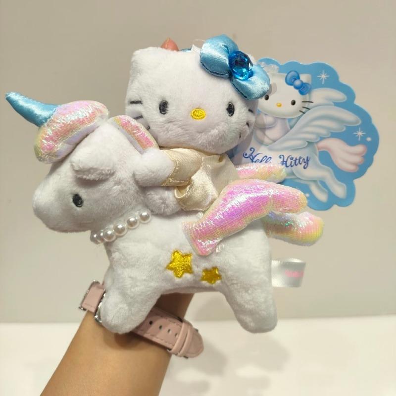 NEW Royal Crown Kitty cat Unicorn Swan Plush doll Pendant kawaii Dreamy Girly Unicorn Cartoon Doll Keychains gift
