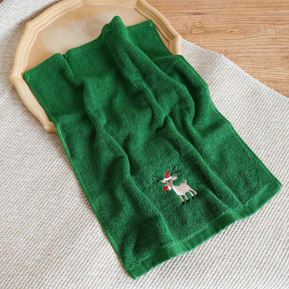 3pcs Christmas Kitchen Towels Cotton Merry Christmas Hand Towels