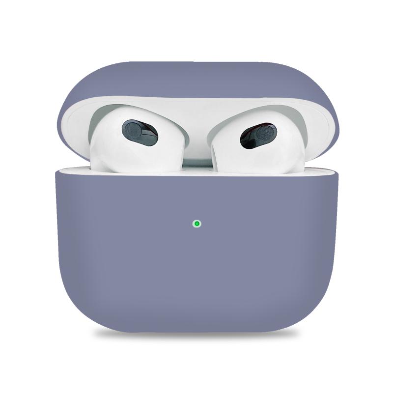4. generációs Bluetooth-kompatibilis folyékony szilikon fülhallgató tok egyszínű Airpods 3-hoz