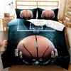Basketball Bettwäsche-Set Twin Queen Ball Sport Gaming Bettwäsche Set Basketball Gamer Deckenbezug für Teenager Erwachsene Schlafzimmer Wohnheim