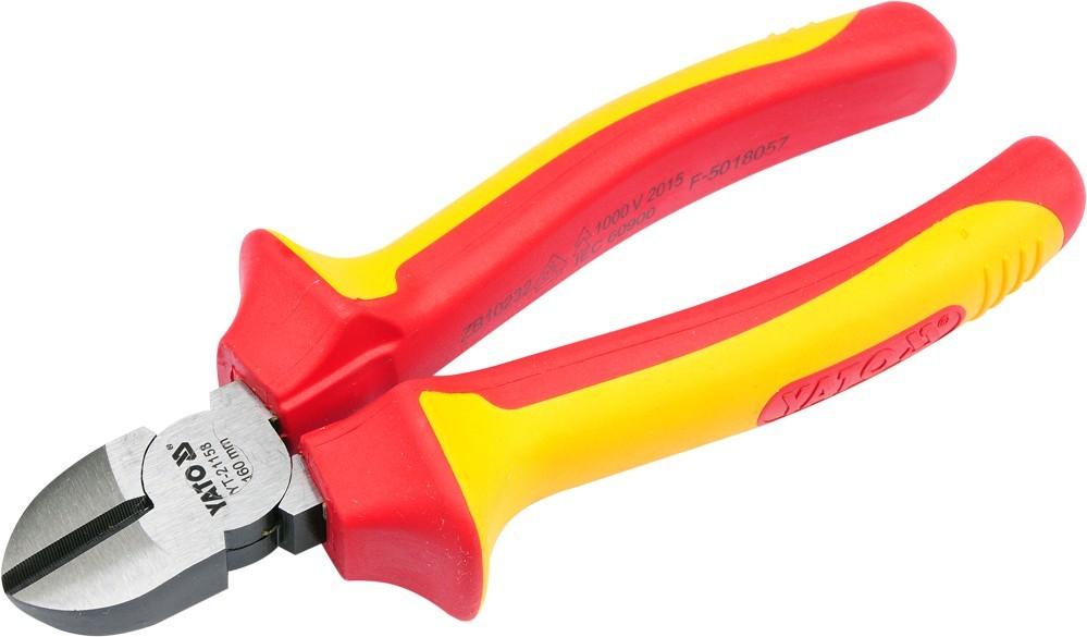 Side cutting pliers, vde 160 mm YT-21158 YATO