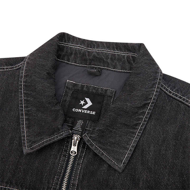 Converse Ceketler & Paltolar Erkek Siyah 10027962-A02
