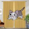 Chis Sweet Home Shades Heimvorhänge für Wohnzimmer Tüll für Schlafzimmer Verdunkelungsvorhang Raumteiler Halloween-Dekoration