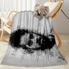 Soccer Player Action Blanket Warmthful Decor Great for Bed Livingroom Chair for All Seasons Digital Print Unique Gift for Family and Friends Camping