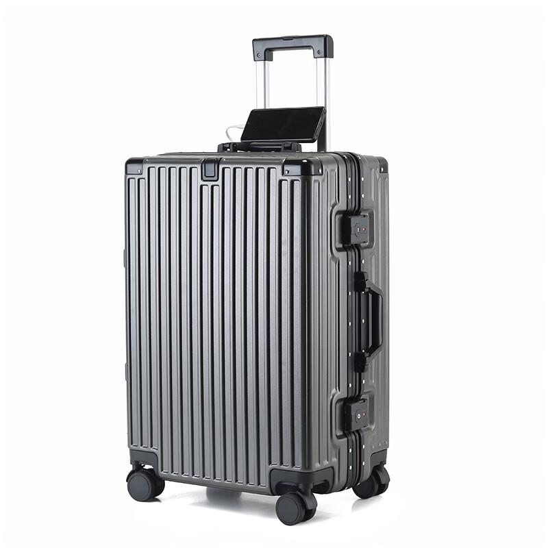 

KINGSGEAR Durable Aluminum Frame Hardshell Luggage