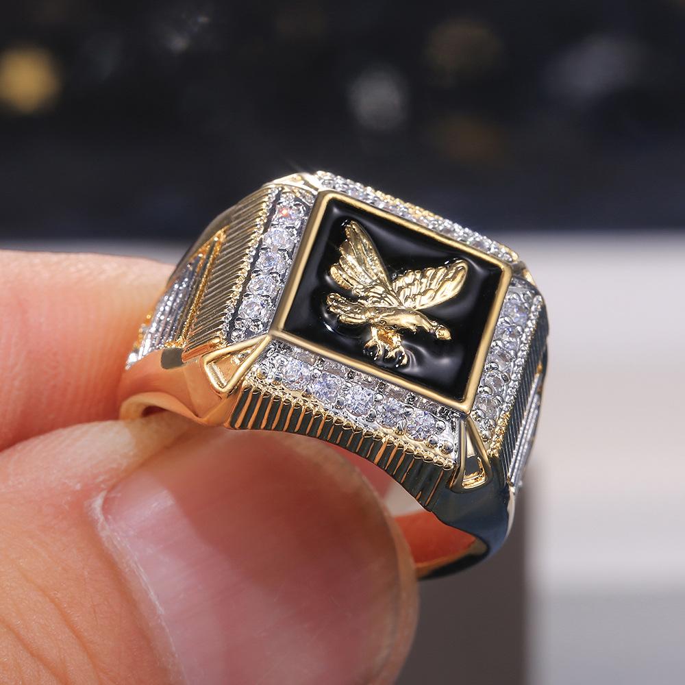 New Model - Elegant Men's Eagle-themed Accessories Ring Finger Ring