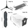 Roborock MOVA G30 UltraG20 Accessories: Master Roller Brush, Dust Bag, Side Brush, Filter.