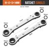 1Pcs Square Drive Ratchet Wrench Adjustable Socket Spanner  for Auto Repair