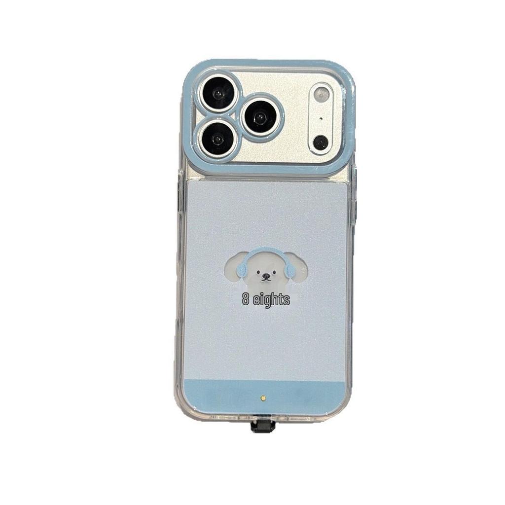 Cartoon Flashing Dog Case for iPhone 14/13/12/11 & 17/16/15 PROMAX