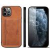 Denior Applicable iPhone15ProMax Mobile Phone Case Apple 14Pro Bracket Card 13 Anti-drop Leather Case 12