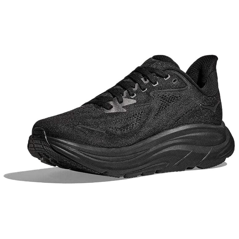 HOKA Clifton 10 Wide Triple Black Women Sneakers 1162050-BBLC