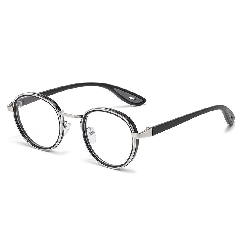 Xiaomi Men and Women Retro Round Blue Light Blocking Glasses Trendy Fashion Eyewear for Reading, Gaming, Office Work and Daily Wear