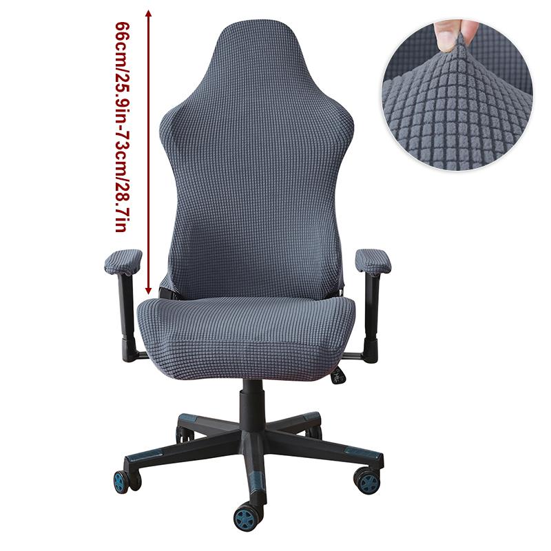 4Pcs Gaming Chair Covers With Armrest Spandex Splicover Office Seat Cover For Computer Armchair Protector Cadeira Gamer