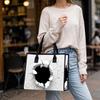 Creative Crack Print Tote Bag Casual Large Capacity Shopping Handbag
