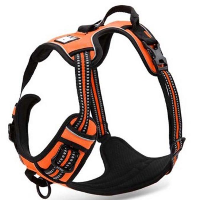 Cheap Dog Harness Truelove Reflective Nylon Service Dog Ves Padded Adjustable Safety Vehicular