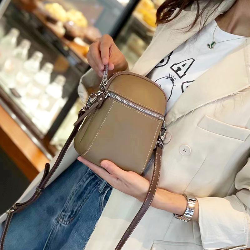 Genuine Leather Women's Mini Crossbody Bag—Trendy 2024 Summer Style