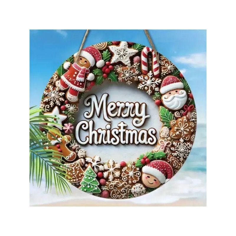 Flat 2D Wooden Sign, Hanging Decorative Accessories