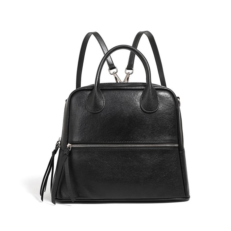 Leather Retro Multi-purpose Bag Women's Spring Summer Light Luxury Leather Women's Backpack Shoulder Bag