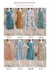 Plus Size Fresh Floral Print Summer Midi Dress - Loose, Pleated Design 2026