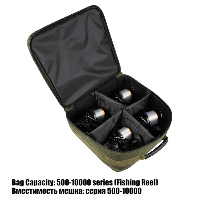 Carp Fishing Reel Bag Waterproof Fishing Reel Storage Bag Carry for Case Fishing