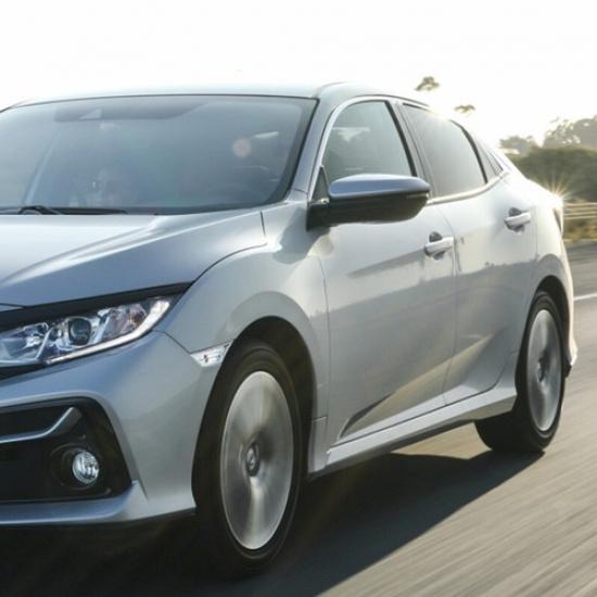 For Honda Civic 2016~ Silver Left Driver Side Car Rearview Mirror Cap Cover