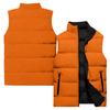 Ladies' Casual And Fashionable Sleeveless Vest Solid Color Cotton Jacket