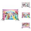 Frozen Background Decoration Banner For Festive Events With Cartoon Design For Party Decor