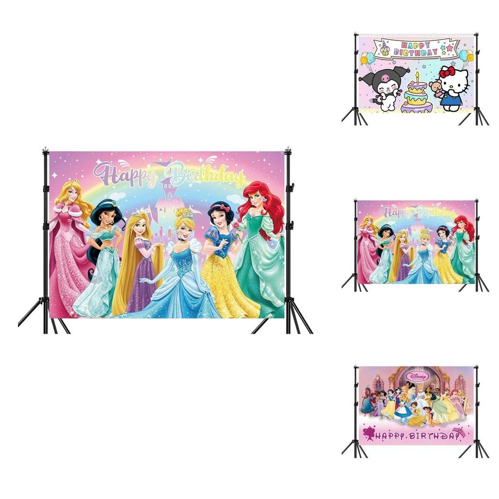 Frozen Background Decoration Banner For Festive Events With Cartoon Design For Party Decor