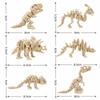 3D-gedrucktes T-Rex-Skelett Spielzeug Vollkörper Gelenkige Gelenke Realistisches Dinosaurier-Tier-Modell für Sammler