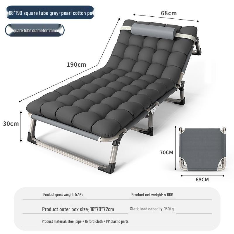 Portable Multifunctional Foldable Nap Bed for Office, Home, and Camping