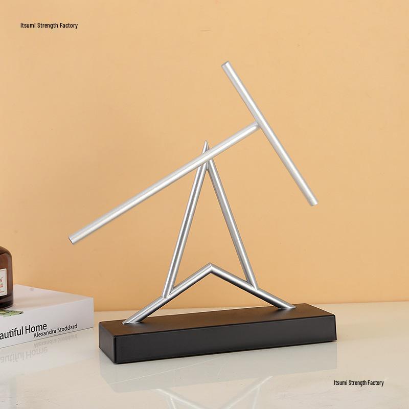 Creative Anti-Gravity Newton's Cradle: Iron Man Chaotic Pendulum Ornament for Housewarming or Business Gift