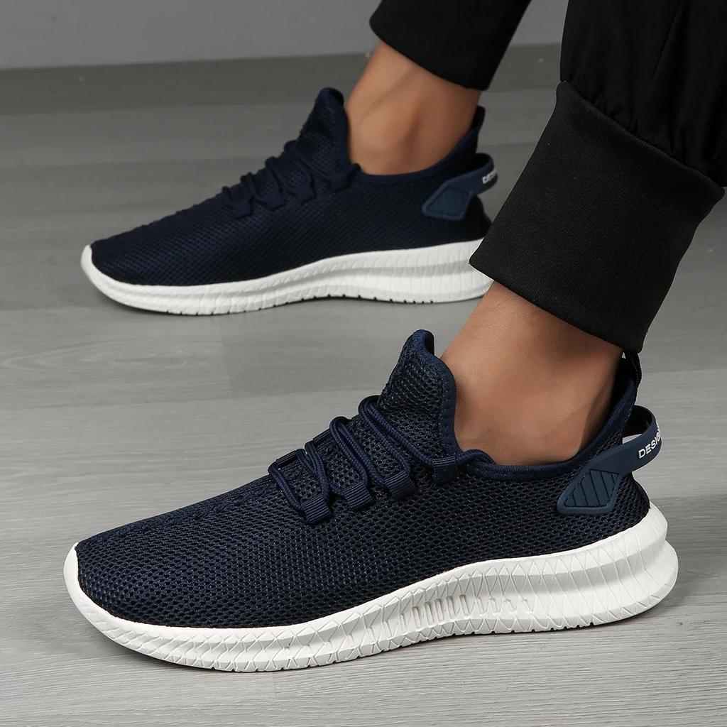 YRZL Men's Shoes Comfortable Running Shoes Male Breathable Non Slip Sneakers Men Non Slip Comfort Sports Shoes for Man