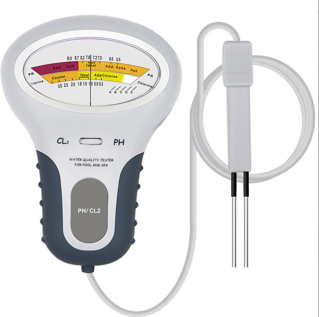 2-in-1 Chlorometer PH-Chlor-Tester PC-101 Level Tragbares Digitales PH-Messgerät Wasserqualität Pool Spa Analyseinstrumente