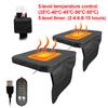 Electric Heated Seat Cushion USB Port Five Adjustable Temperature Settings Portability Winter Household, Outdoor Heated Seat Pad