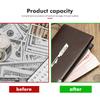 CKTJ8 Car Leather Wallet Credit Card ID Holder Coin Zipper Purse For KIA Rio K5 K2 Sportage Ceed Sorento Picanto Stinger Soul