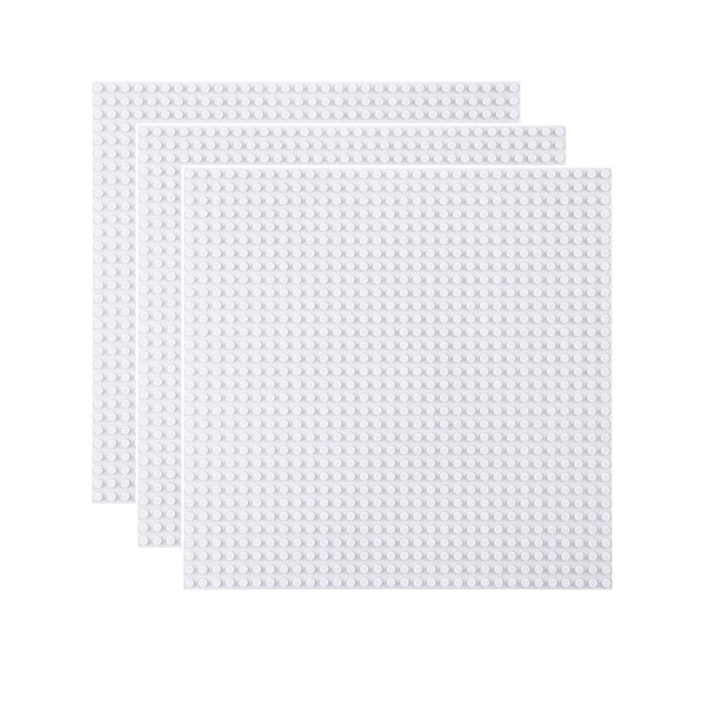 3PCS Bricks Baseplate 32x32 16x32 Dots Plastic Base Plates Compatible MOc BuildingBlock Toys 10 in Classical Multi Color 10 lN