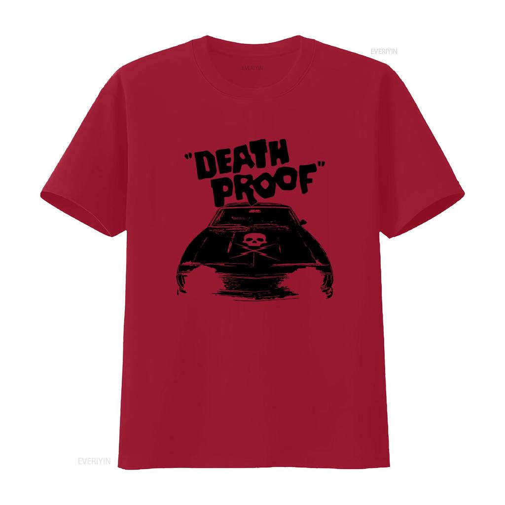 Death Proof Movie Poster Vintage Style Mens T Shirt Natural Color Available In Size 5XL Vintage Washed Slightly Comfortable