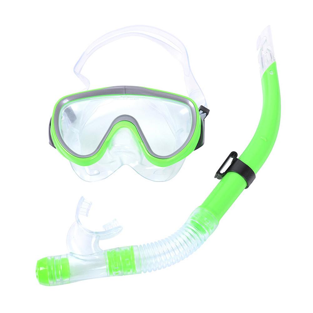 Professional Diving Mask Snorkels Set Waterproof Goggles Glasses Easy Breath Tube Set Diving Equipment