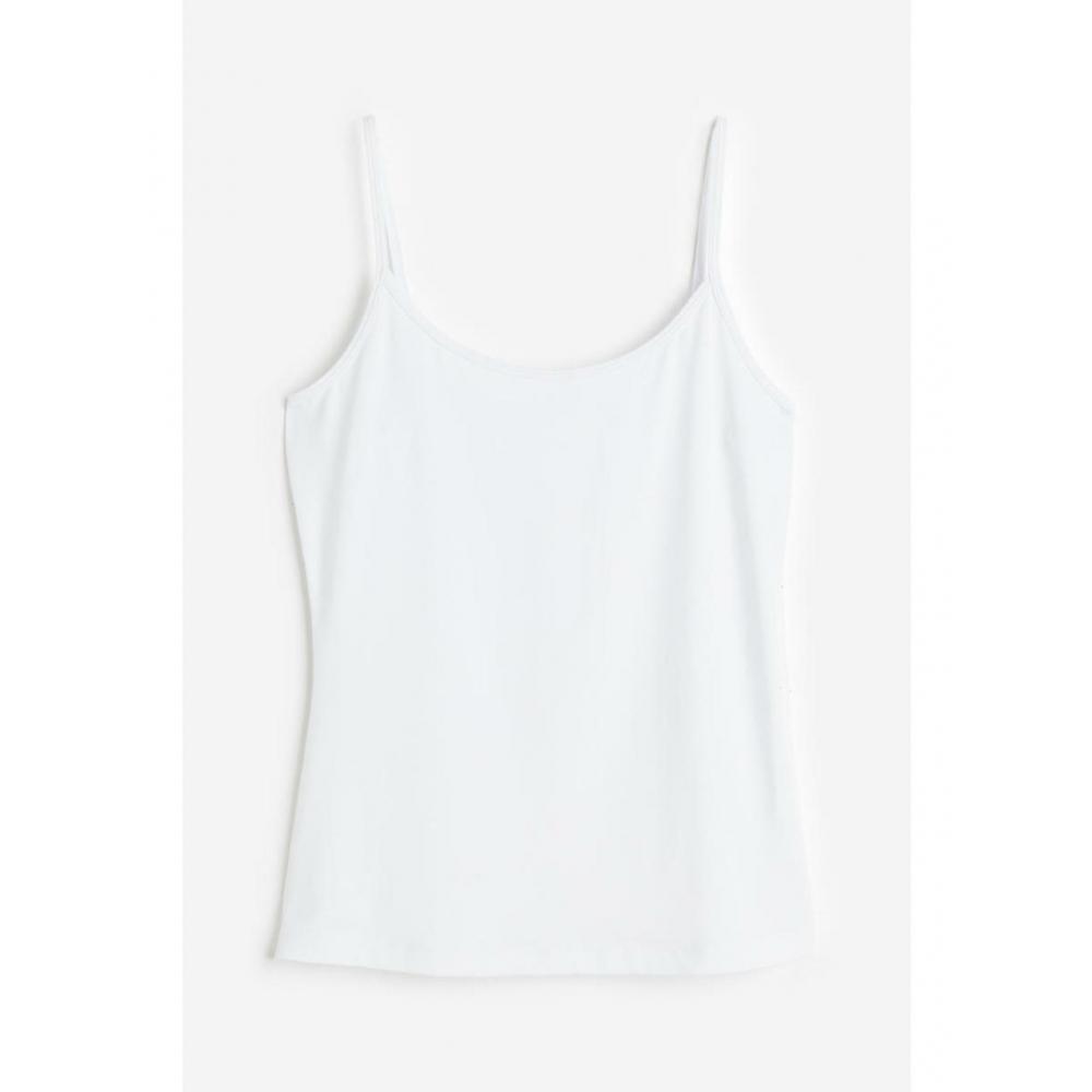 

H&M Strap Top White 1189298002