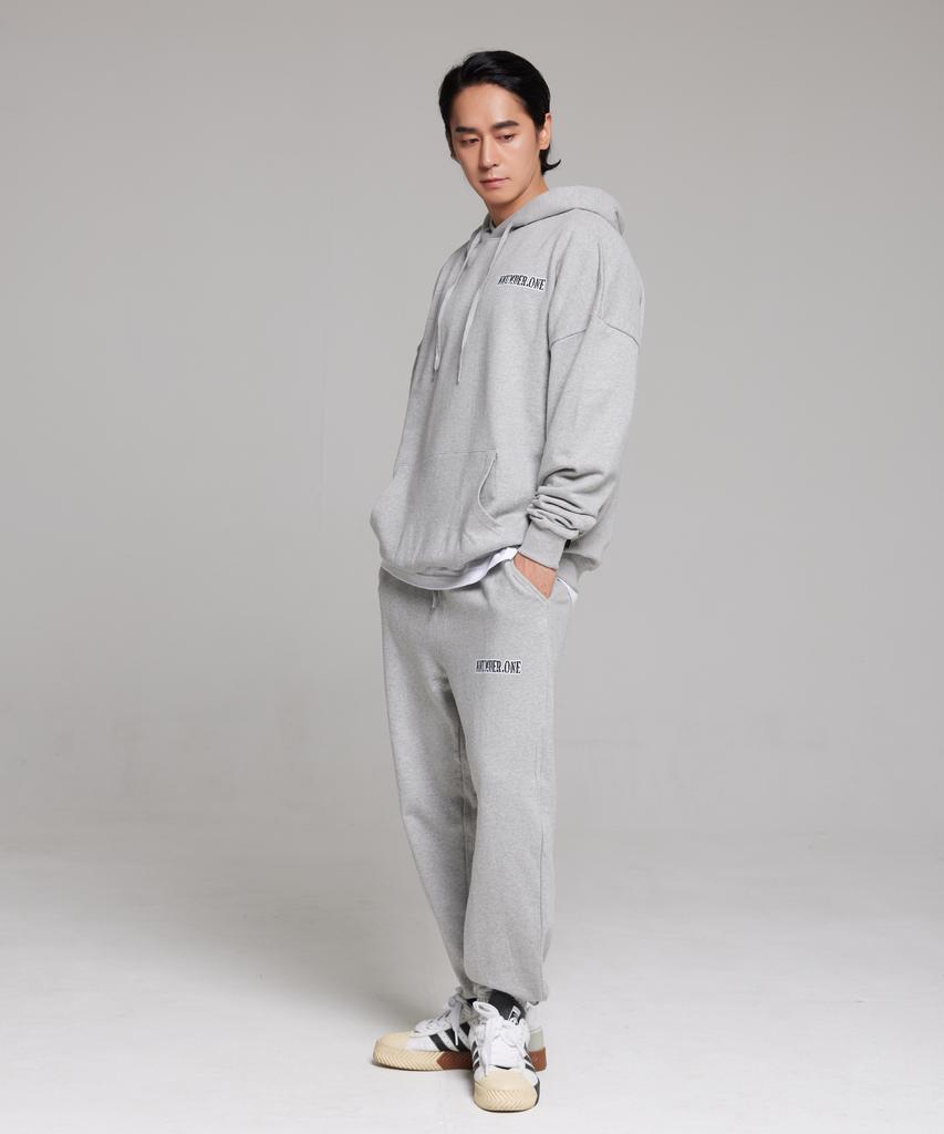 CREAM SODA LAB Lab Nno1 Logo Training Jogger Pants Gray