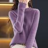 Women's Cashmere Sweater Qinghe Cashmere 30% Cashmere 70% Wool Women's Autumn and Winter Cashmere Sweater Soft and Warm