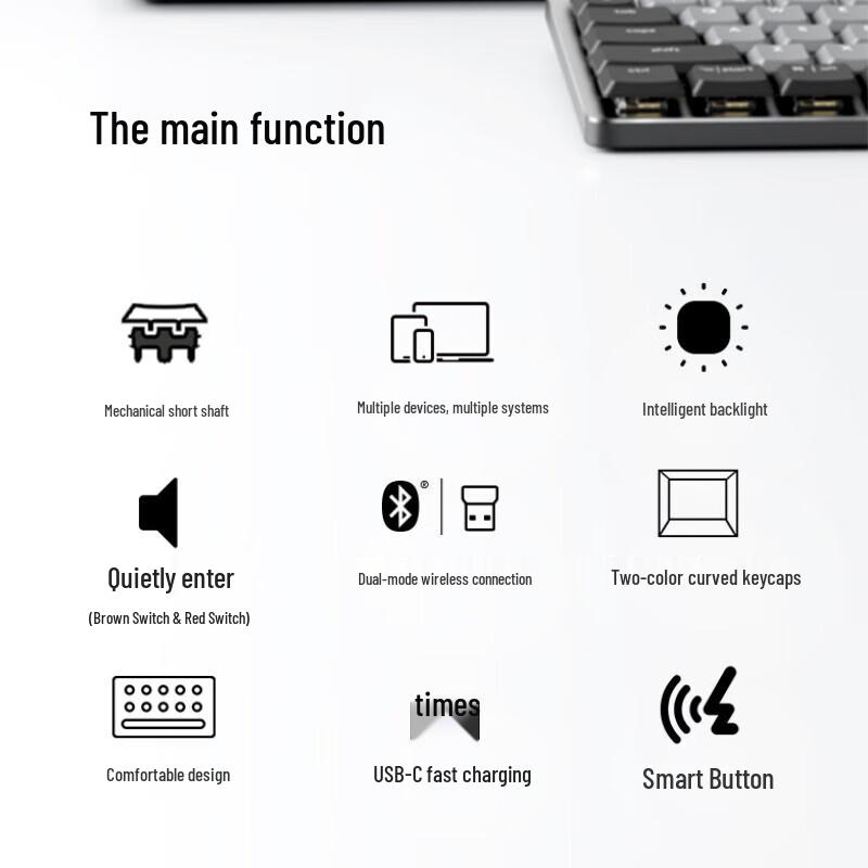 Logitech MX Mechanical Master Series Wireless Mechanical Keyboard
