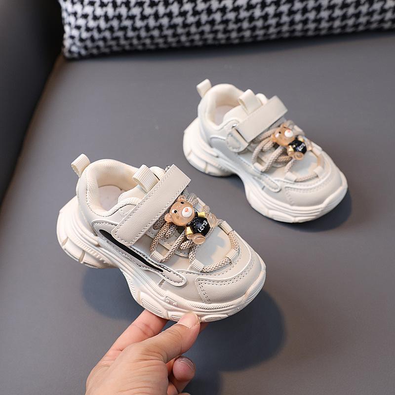Fashion Boys Girls Soft Sole Casual Sneakers Fashion Trend Running Shoes Children's Flat Baby Toddler Outdoor Shoes Barefoot Shoes Kids
