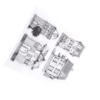 Scrapbook Photo Cards Rubber Stamp Clear Transparent Stamps House