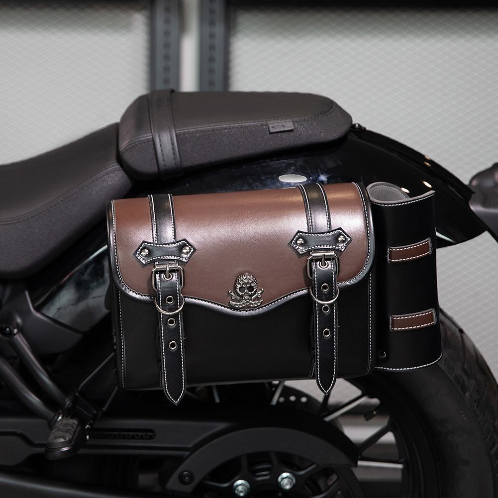 

Harley Motorcycle Supplies Punk Vintage Motorcycle Trailer Bag Outdoor Riding Device Universal Modification Bag