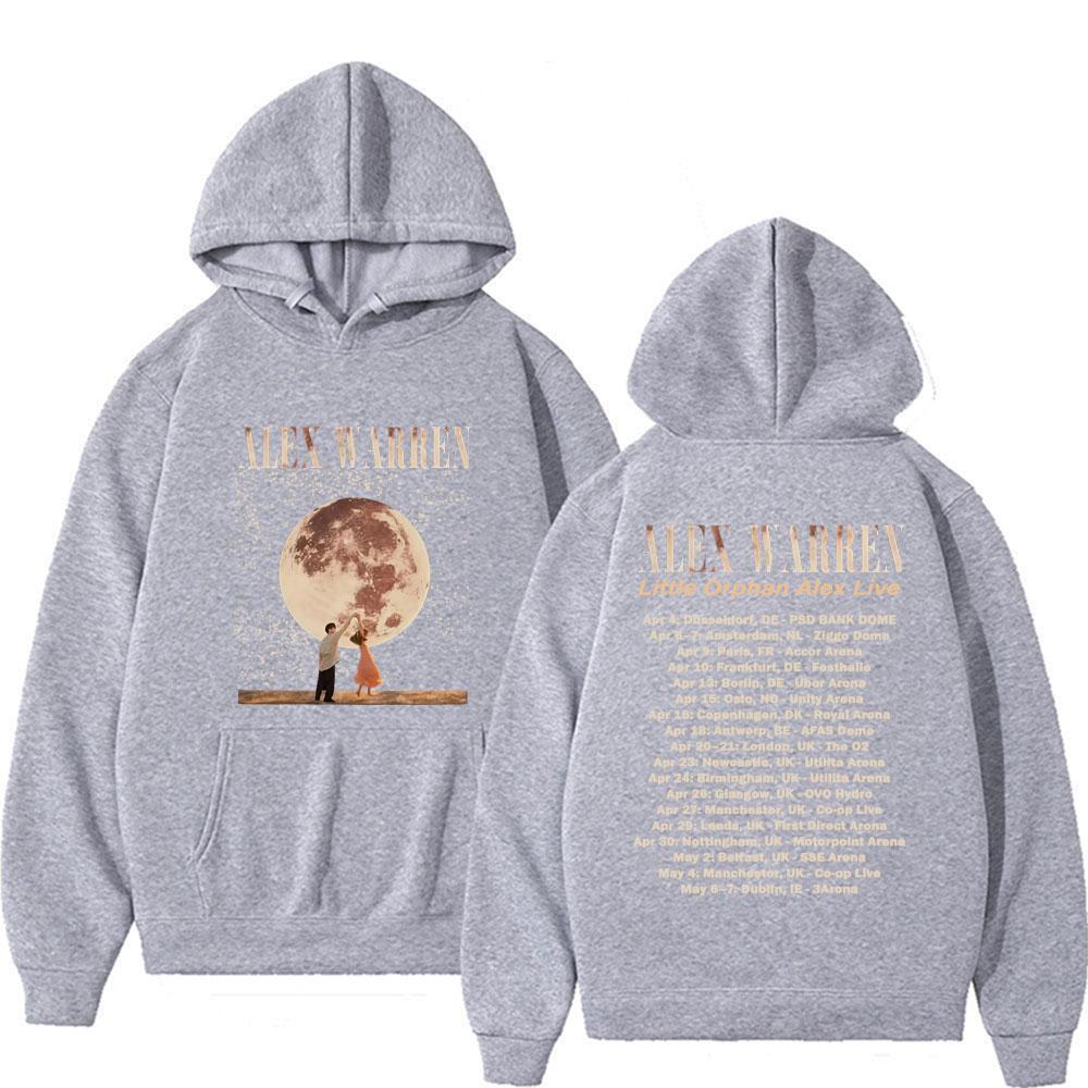 Unisex Woman'sAlex Warren Little Orphan Alex Live 2026 Sweatshirts Men Women Vintage Fashion Trend Hoodies Long Sleeve Loose Hooded Streetwear