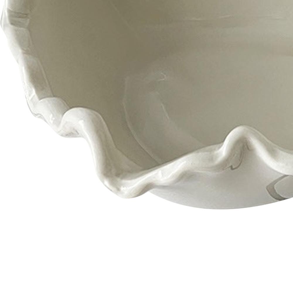 Ocean Style Ceramic Conch Shell Desktop Shell Jewelry Tray Earrings Necklace Storage Dish Home