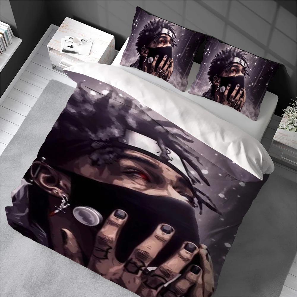 Singer S-Scarlxrd Bedding Set 3D print Duvet Cover Pillowcase Single Twin Size Gift for Student Adult 2/3pcs set Home Decor