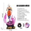 25 Cm Anime Dragon Ball Figure With Light, Ultra Instinct, Saiyan Son Goku, Pvc Sculpture, Decorative Doll, Collectible Model