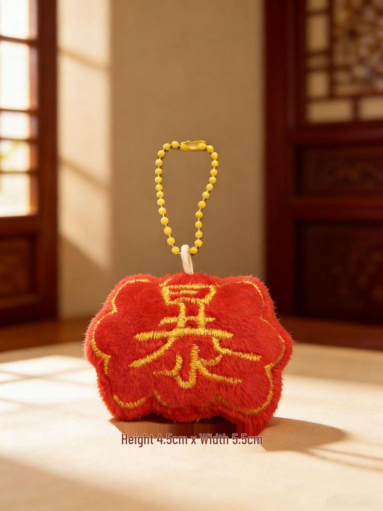 Year of the Horse Plush Ornaments: Festive Hanging Charms with Cute Horses, Fruits, and Fu Lu Dolls.